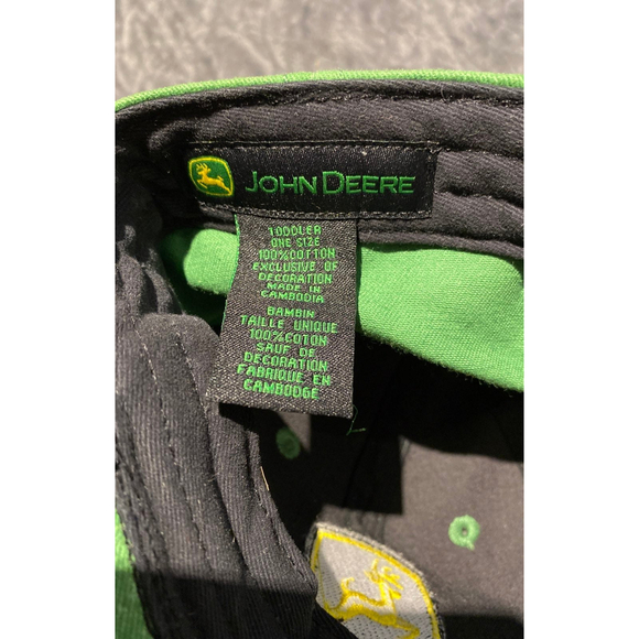John Deere Trademark Baseball Cap, Green, 5-10 Years - Picture 4 of 5